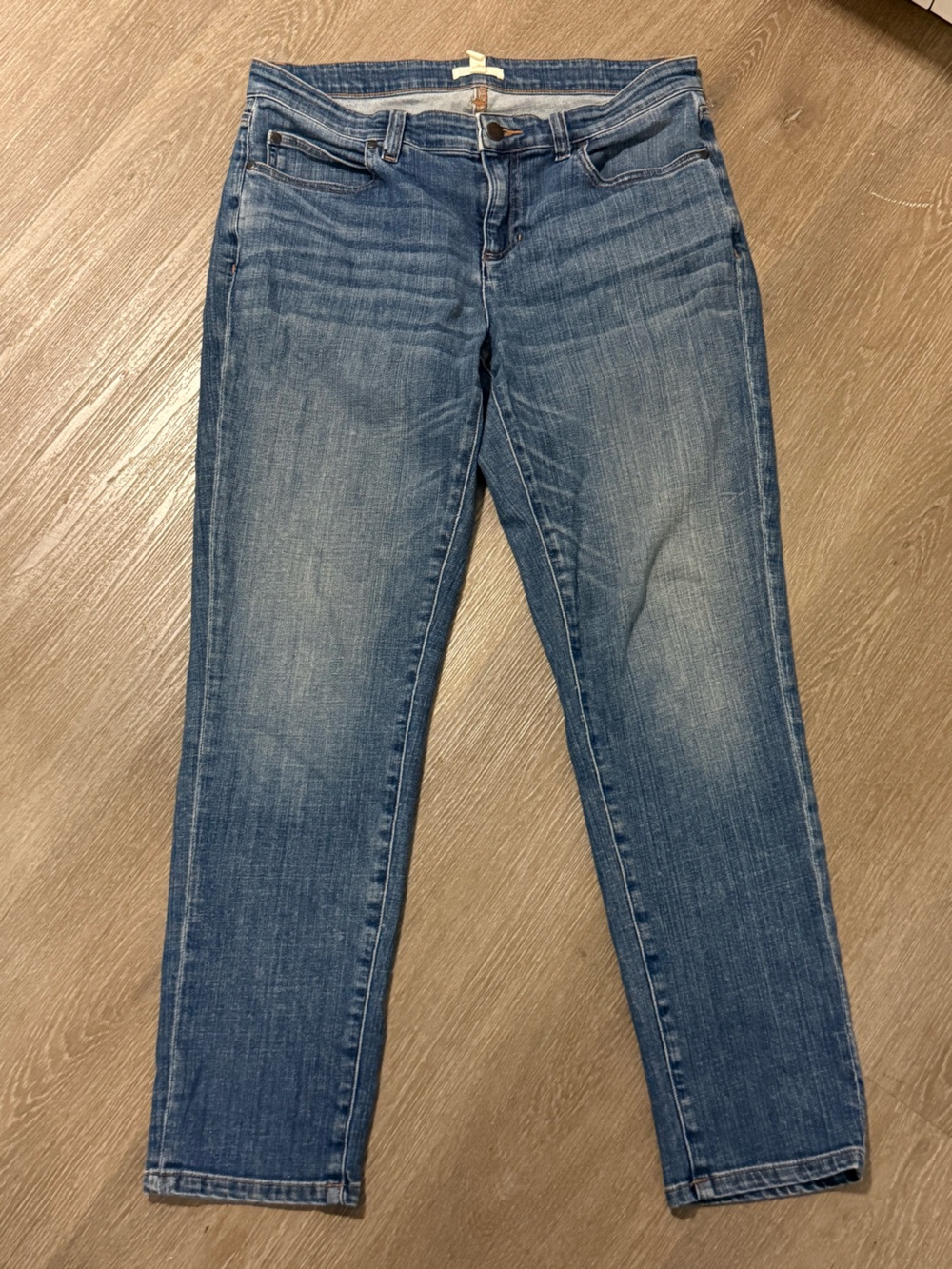 Eileen Fisher Faded Blue Skinny Jeans